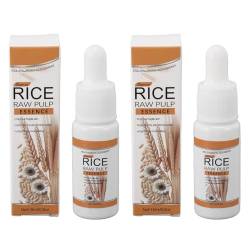 Rice Raw Pulp Serum Restore Skin Elastic Nourish Moisturizing 2PCS 15ML von Semme