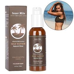 Selbstbräuner, natürliche Sonnenbräunungslotion für Bronzing und Golden Tan Gesicht, Körper, Arme und Beine Streak-Free Medium oder Dark Gradual Tan von Semme