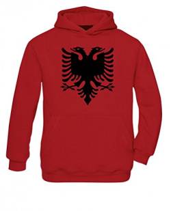 Senas-Shirts Albanien Hoodie Kapuzenpullover (XL) von Senas-Shirts