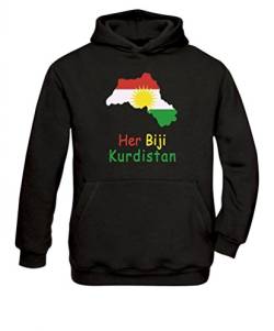 Senas-Shirts Her Biji Kurdistan Hoodie Kapuzenpullover (L) von Senas-Shirts