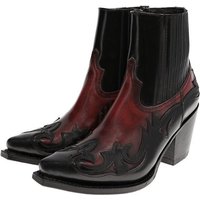 Sendra Boots 16598 Negro Rojo Damen Wersternstieflette Stiefelette von Sendra Boots