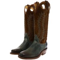 Sendra Boots 17617 ORTER Damen Buckaroo Stiefel Grau Braun Cowboystiefel Rahmengenäht von Sendra Boots