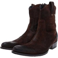 Sendra Boots 7370 Herren Lederstiefelette Braun Stiefelette Rahmengenäht von Sendra Boots