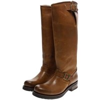 Sendra Boots CHIQUITA-28 16084 Braun Bikerboots Rahmengenähter Damen Lederstiefel von Sendra Boots