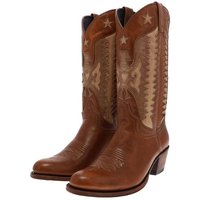 Sendra Boots DEBORA 14144 Braun Cowboystiefel Damen Lederstiefel von Sendra Boots