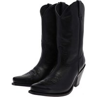 Sendra Boots GORCA 15422 Schwarz Cowboystiefel Rahmengenähter Damen Westernstiefel von Sendra Boots