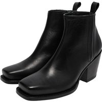 Sendra Boots LAYA 12131 Schwarz Stiefelette Rahmengenähte Damen Lederstiefelette von Sendra Boots