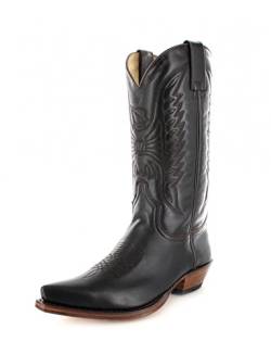 Sendra Boots 2073 Marron/Damen & Herren Cowboystiefel Braun/Westernstiefel/Cowboy Boots/Brauner Stiefel, Groesse:45 von Sendra