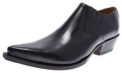 Sendra Boots Unisex Schuhe 4133 Florentic Negro Lederschuhe Halbschuhe Westernschuhe Schwarz Rot 46 EU von Sendra