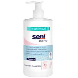 Seni 9674 Care Feuchtigkeitsspendende Körperemulsion mit 4% Urea 500 ml Pumpflasche von Seni