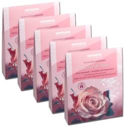 Naturkosmetik Aromabadekissen Vorteilspack "Zauber der Rose", 5x 60 g von Sensena