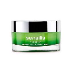 Sensilis Supreme - Crema de Noche Detoxificante y Regeneradora con Ácido Hialurónico, Aceite de Argán y Moringa Oleifera - 50 ml von Sensilis
