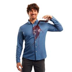 Sepiia Herren Denim Hemd blau recycelt (2XL) T-Shirt, Jeansblau, XXL von Sepiia