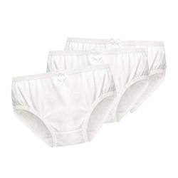Serecofo 3er oder 4er Pack Slips Mädchen Baumwolle Unterhose Unterwäsche Höschen Rosa für Baby und Junge 4-17 Jahre (16-17 Jahre, 3 weiß) von Serecofo