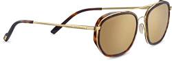 Serengeti Unisex Boron Sonnenbrille, Bold Gold Dark Turtoise von Serengeti