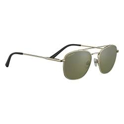 Serengeti Unisex Carroll Sonnenbrille, Shiny Light Gold von Serengeti