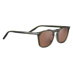 Serengeti Unisex Delio Sonnenbrille, Glänzendes Glas, Khaki, M von Serengeti