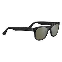 Serengeti Unisex Foyt XL Sonnenbrille, Groß, glänzend, Schwarz, transparente Schicht, L von Serengeti