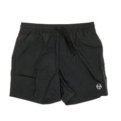 Sergio Tacchini Badeshorts für Herren, Schwarz / Weiß, weiß, 48 von Sergio Tacchini