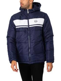 Sergio Tacchini Herren Antonio Pufferjacke, Blau, L von Sergio Tacchini