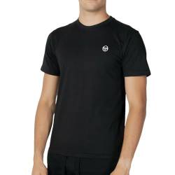 Sergio Tacchini Iconic Herren-T-Shirt, Schwarz, Schwarz , 56 von Sergio Tacchini