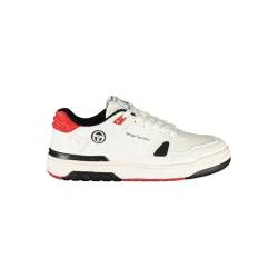 Sergio Tacchini Milano Unisex für Damen Herren Sneaker Schnürschuh Schuhe White Black RED (239) Gr. 42 von Sergio Tacchini