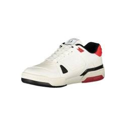 Sergio Tacchini Milano Unisex für Damen Herren Sneaker Schnürschuh Schuhe White Black RED (239) Gr. 46 von Sergio Tacchini