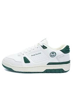 Sergio Tacchini Milano Unisex für Damen Herren Sneaker Schnürschuh Schuhe White DK Green (358) Gr. 40 von Sergio Tacchini