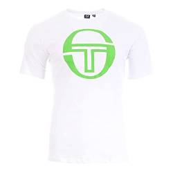 Sergio Tacchini T-Shirt für Herren, Weiß, grün, M von Sergio Tacchini