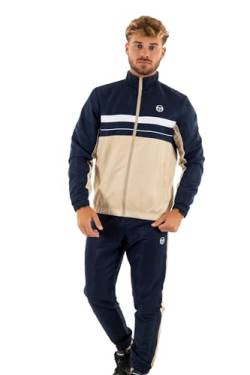 Sergio Tacchini ZELMA TRACKSUIT (40136) Herren Trainingsanzug NAVY/HUMUS/WHITE (288) M von Sergio Tacchini