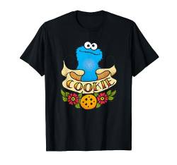 Sesame Street Cookie Monster Cookie Tattoo T-Shirt von Sesame Street