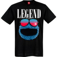 Sesamstrasse Cookie Legend Herren T-Shirt schwarz von Sesame Street