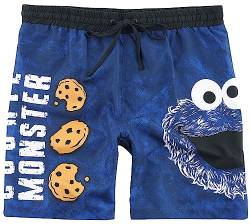 Sesamstraße Cookie Monster - Face Männer Badeshort blau 3XL von Sesame Street