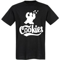 Sesamstrasse Cookie Night Fridge Finder Herren T-Shirt schwarz von Sesame Street
