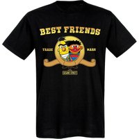 Sesamstrasse Ernie & Bert Best Friends Herren T-Shirt schwarz von Sesame Street