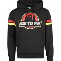 Sesamstraße Kapuzenpullover - Monster Park - S bis XXL - für Männer - Größe M - schwarz  - EMP exklusives Merchandise! von Sesamstraße