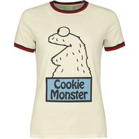 Sesamstraße T-Shirt - Cookie Monster - S bis XL - für Damen - Größe L - multicolor  - Lizenzierter Fanartikel von Sesamstraße