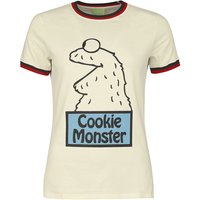 Sesamstraße T-Shirt - Cookie Monster - S bis XL - für Damen - Größe M - multicolor  - Lizenzierter Fanartikel von Sesamstraße