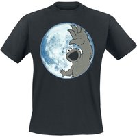 Sesamstraße T-Shirt - Moon - Cookie Monster - S bis 3XL - für Männer - Größe 3XL - schwarz  - EMP exklusives Merchandise! von Sesamstraße