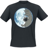 Sesamstraße T-Shirt - Moon - Cookie Monster - S bis 3XL - für Männer - Größe XXL - schwarz  - EMP exklusives Merchandise! von Sesamstraße