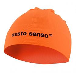 SestoSenso Funktionsmütze Laufmütze Thermo Active Jogging Trekking Outdoor Sesto Mütze Camo (Orange) von SestoSenso
