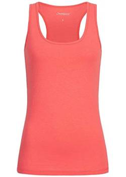 Seventyseven Lifestyle Damen Shirt Basic Tank Top Coral pink, Gr:S von Seventyseven Lifestyle