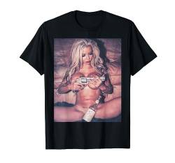 Heißes Mädchen auf T-Shirt - Mädchen mit Pistolen T-Shirt von Sexy Girl auf T-Shirt für Männer von NSPART