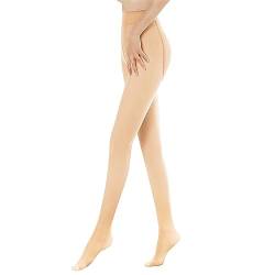 Sfit Thermo Strumpfhose Damen Winter Fleece Transparente Strumpfhose Gefüttert Warm Dicke Thermostrumpfhosen für Damen Thermal Tights(1pc: Haut,S-M,300g) von Sfit