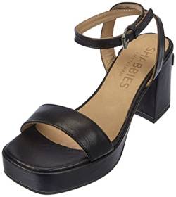 Shabbies Amsterdam Damen SHS1092 Sandale, Black, 37 EU von Fred de la Bretoniere