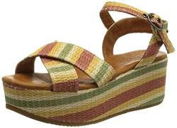 Shabbies Amsterdam Damen SHS1098 Sandale, Stripe Cherry, 39 EU von Shabbies Amsterdam