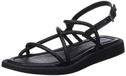 Shabbies Amsterdam Damen SHS1360 Soft Nappa Leather Flat Sandal, Black, 42 EU von Shabbies Amsterdam