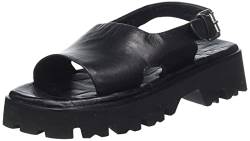 Shabbies Amsterdam Damen SHS1374 Soft Nappa Leather Flat Sandal, Black, 39 EU von Shabbies Amsterdam
