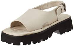 Shabbies Amsterdam Damen SHS1374 Soft Nappa Leather Flat Sandal, Offwhite, 38 EU von Shabbies Amsterdam