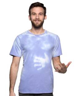 Shadow Shifter Erwachsene Herren/Unisex Farbwechsel-T-Shirt, wärmeempfindliche Farbverschiebung, Blau zu Weiß, XX-Large von Shadow Shifter